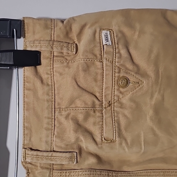 Vans sz 28 khaki tan joggers pants MP20 - Picture 5 of 5